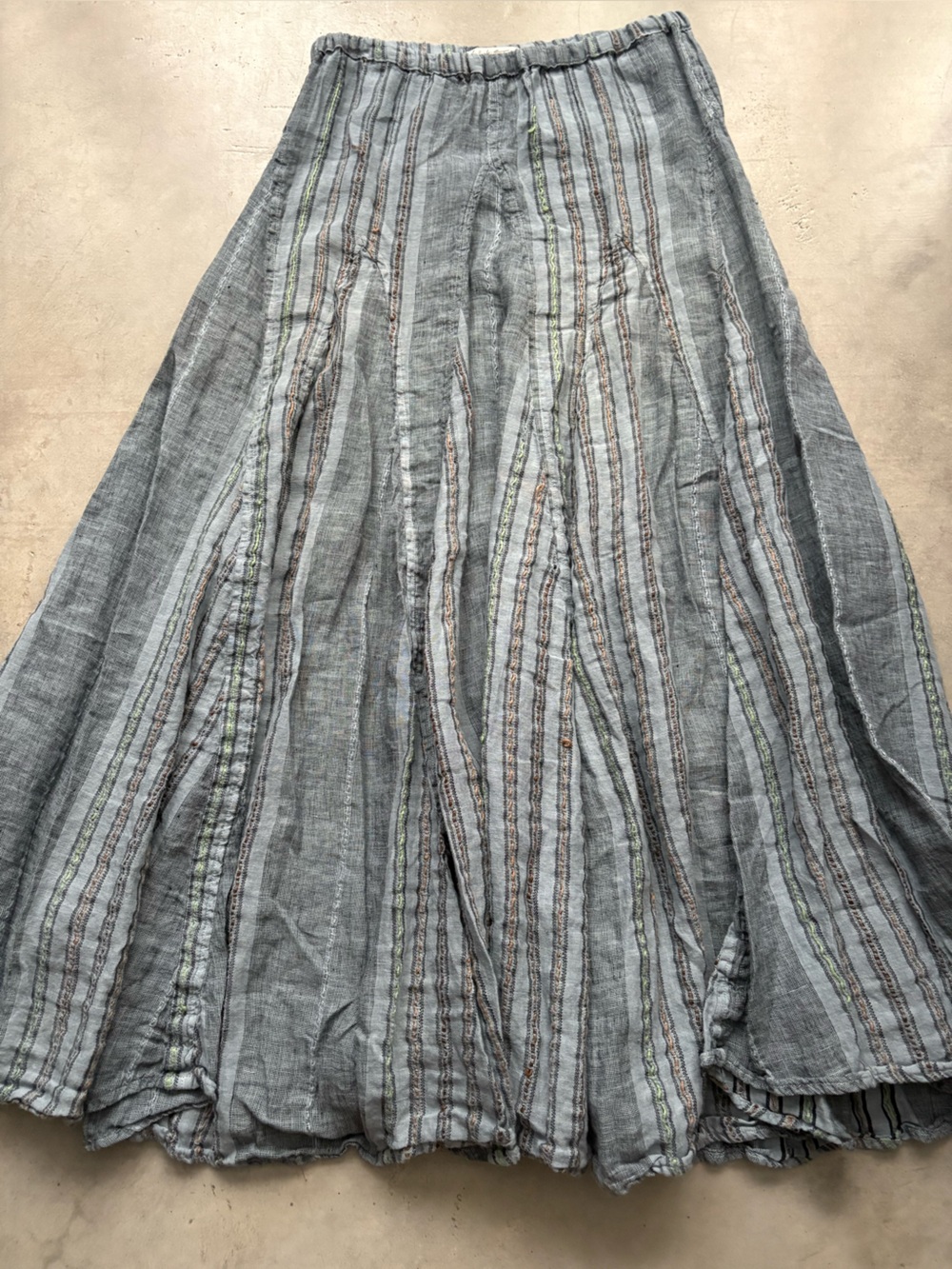 CP Shades x Free People Linen Lily Maxi Skirt - Picture 8 of 16